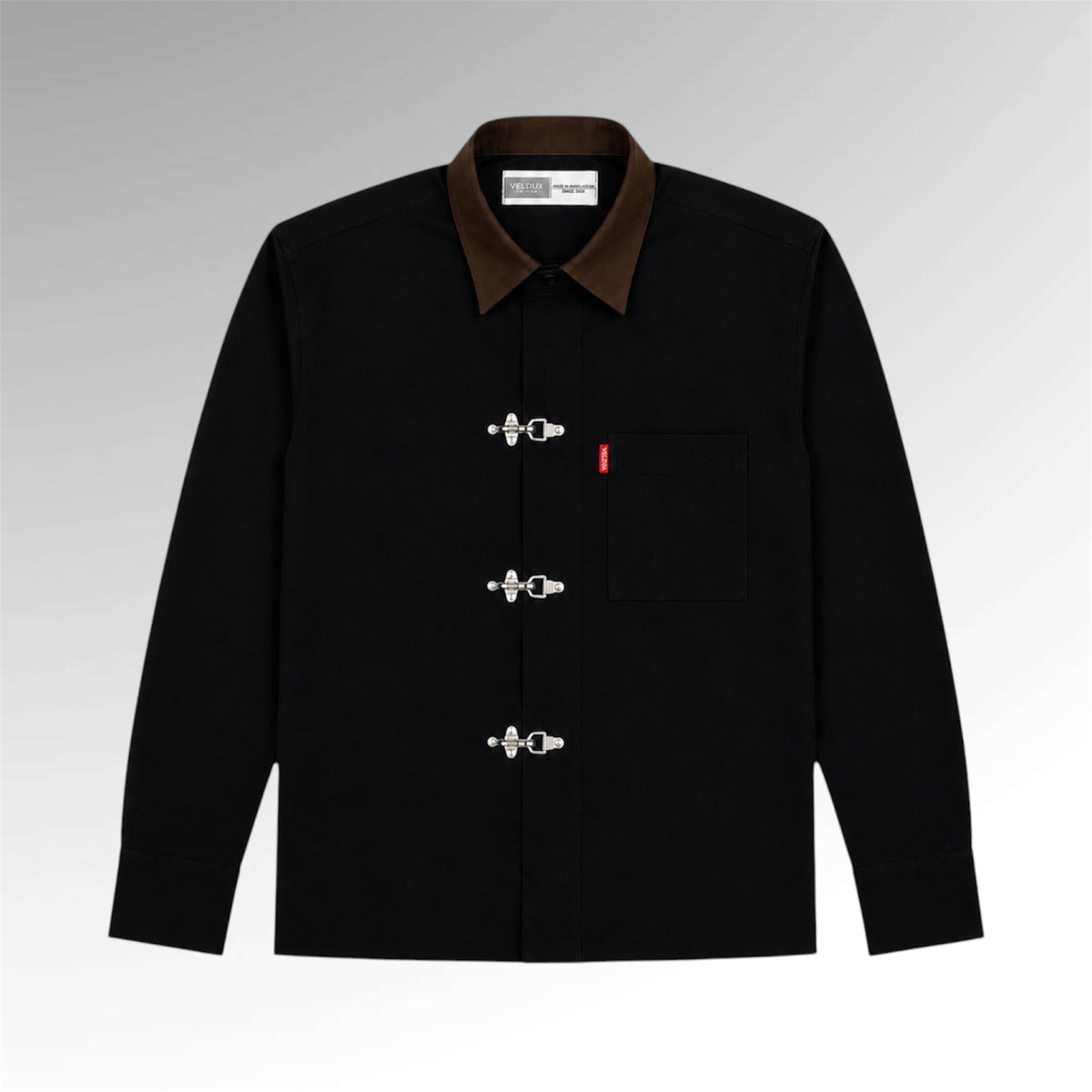 Y2K METAL CLASP SHIRT