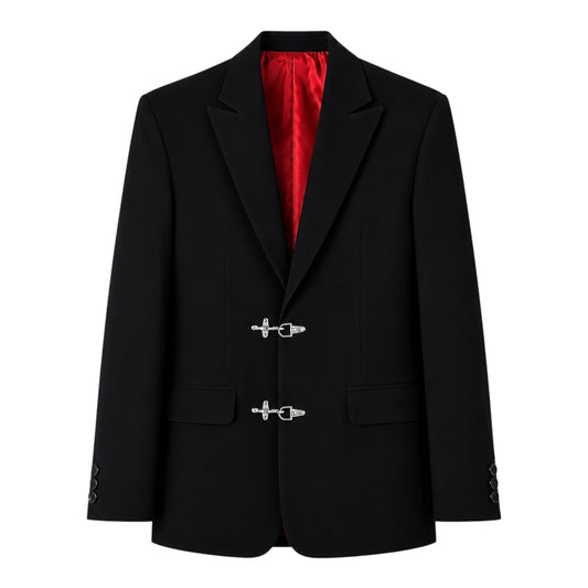 Y2K METAL CLASP BLAZER
